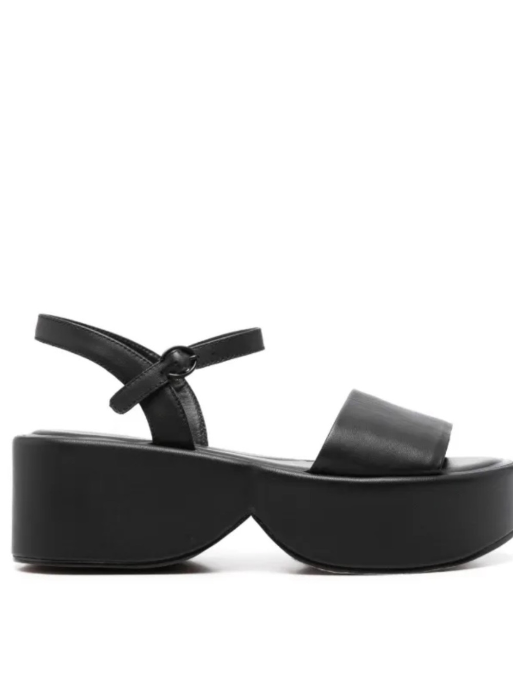 Robert Clergerie Black Flowe Platform Sandals with Ankle Strap 🖤 NIB